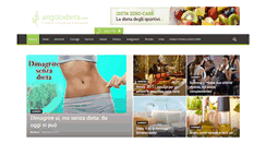 Desktop Screenshot of angolodieta.com